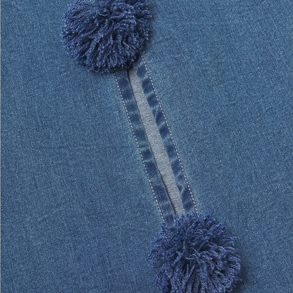Hope for Flowers by Tracy Reese Wide-Leg Jeans with Pom-Pom Details - Picture 4 of 6